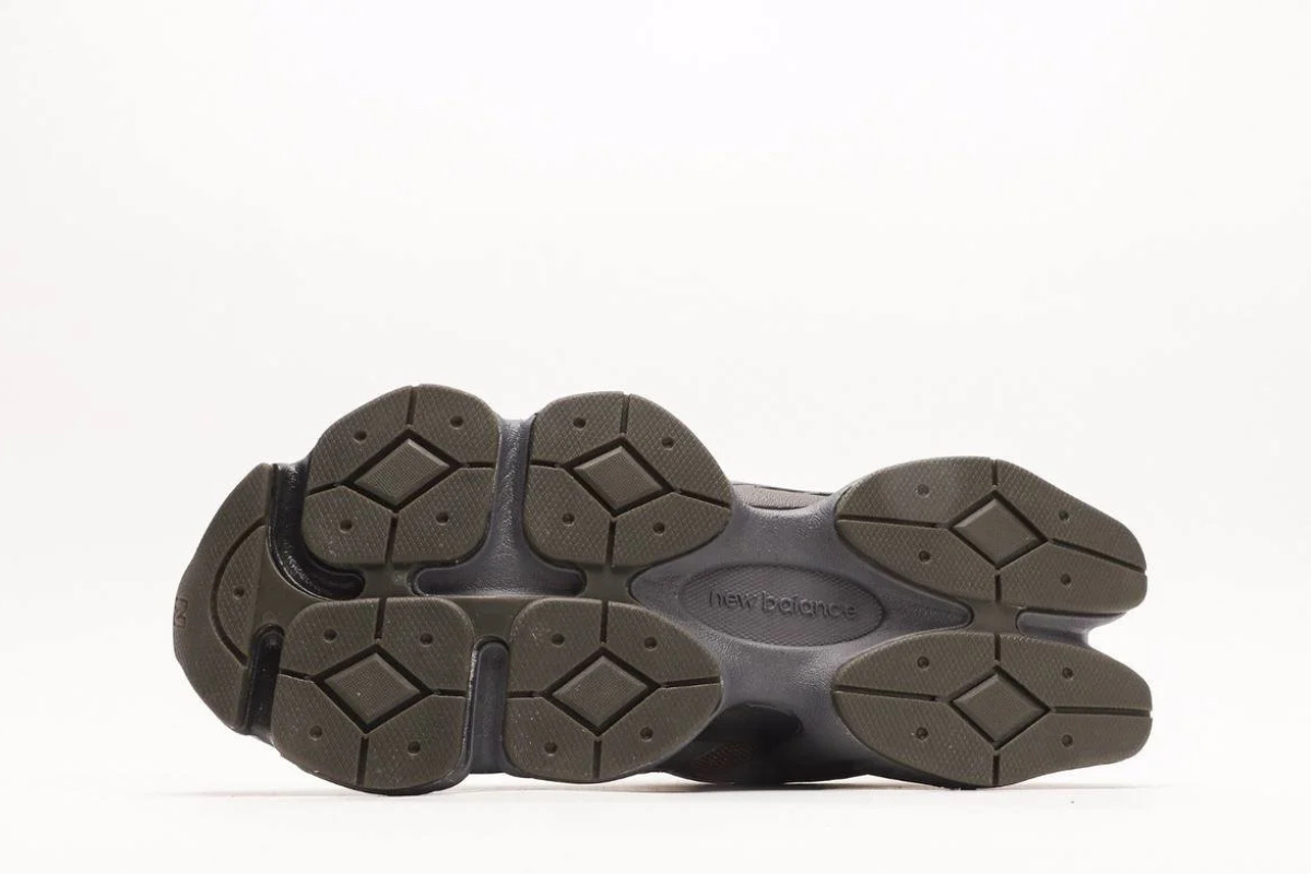 New Balance 9060 in Blacktop and Dark Moss