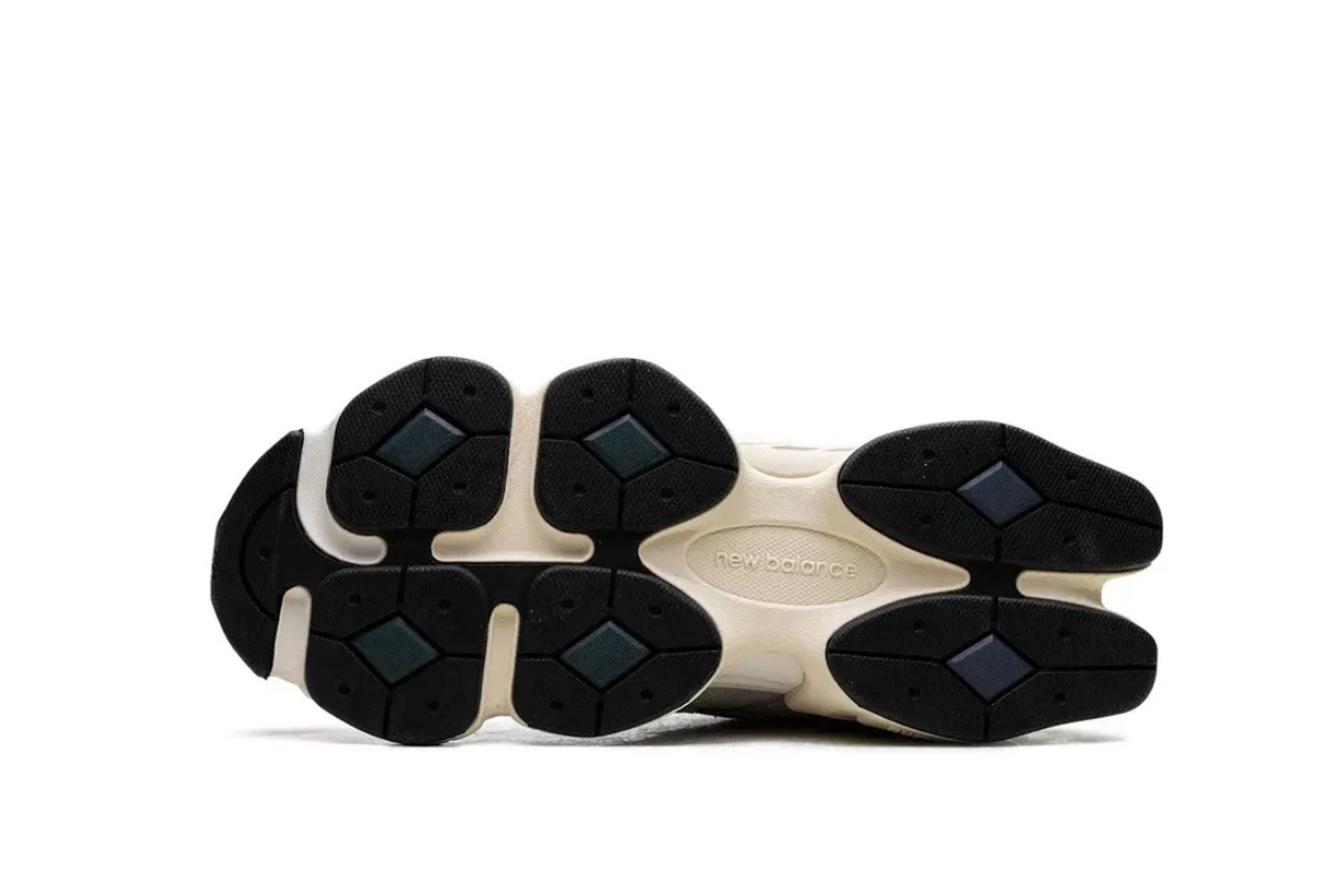 New Balance 9060 in the striking 'Concrete Vintage Indigo New Spruce'