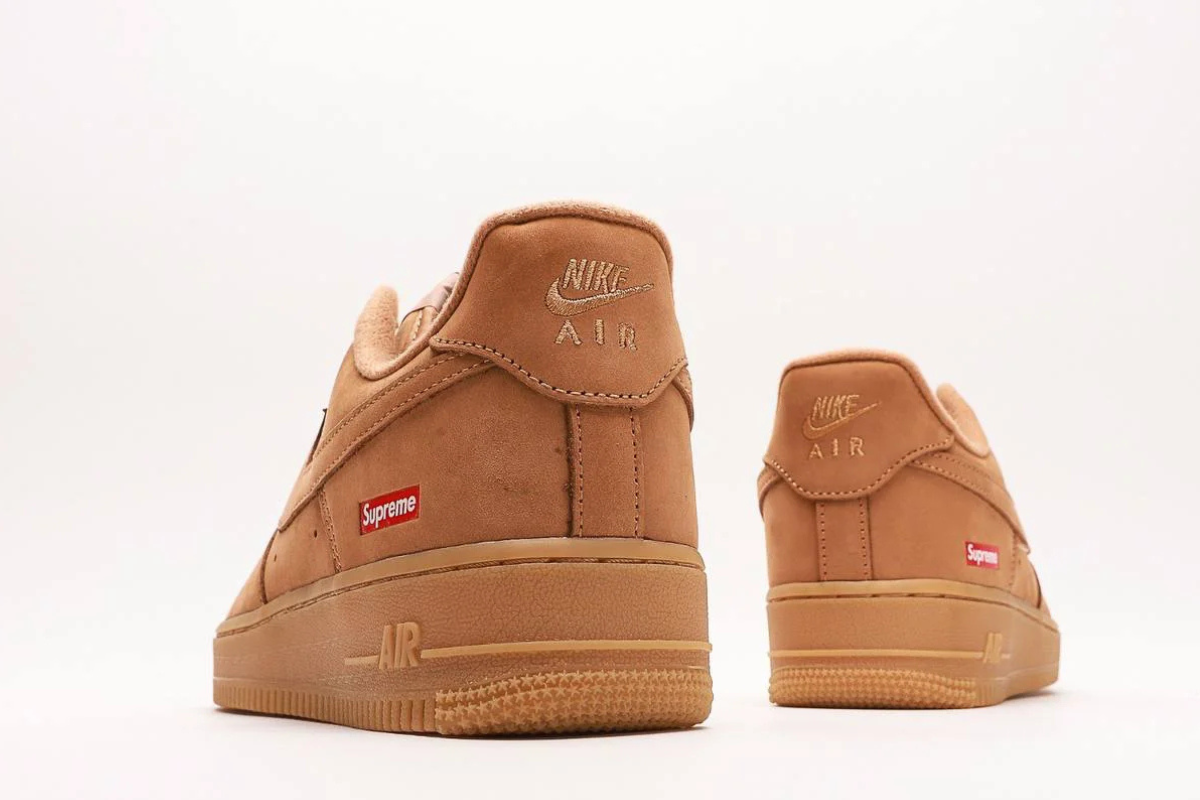 Supreme x Nike Air Force 1 Low '07 Wheat Flax
