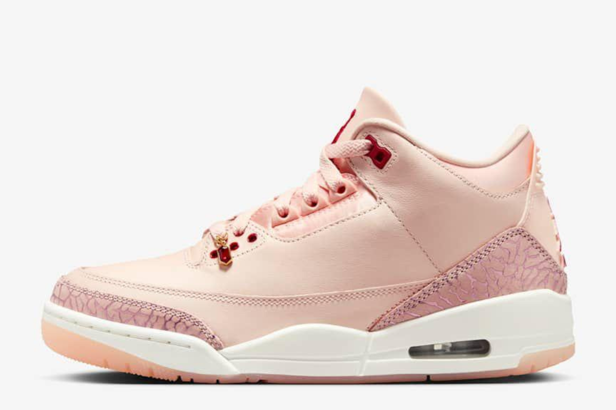 Air Jordan 3 Valentines Day Dusty Pink Edition