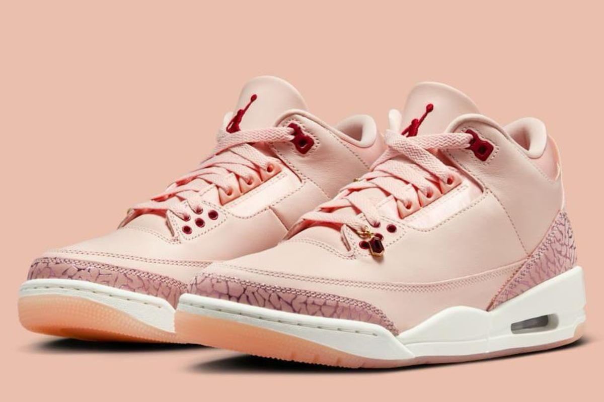 Air Jordan 3 Valentines Day Dusty Pink Edition