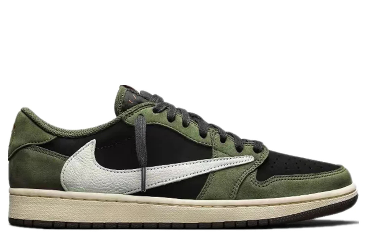 Travis Scott x Air Jordan 1 Low OG Black Olive Edition