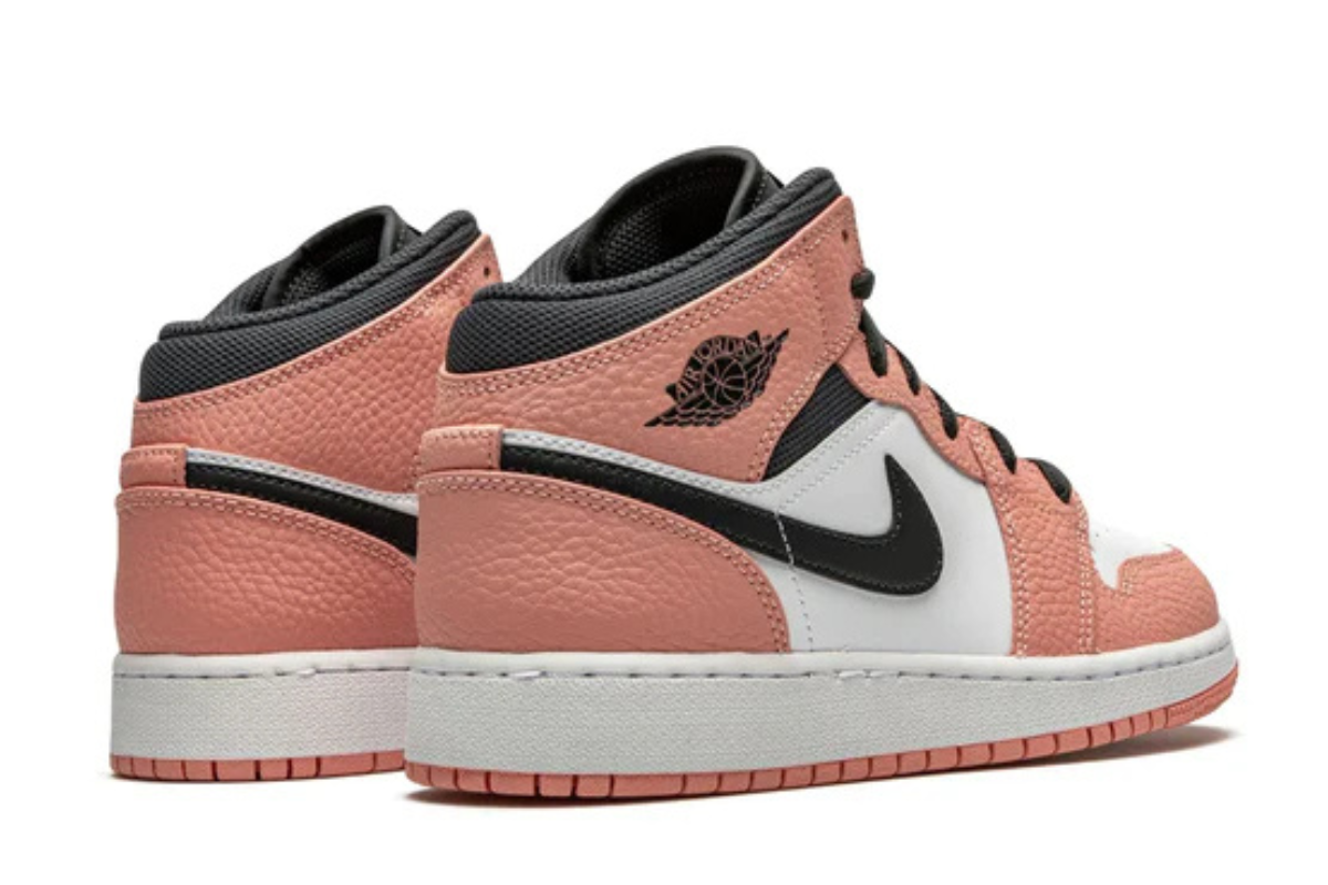 Air Jordan 1 Mid GS Pink Quartz Edition