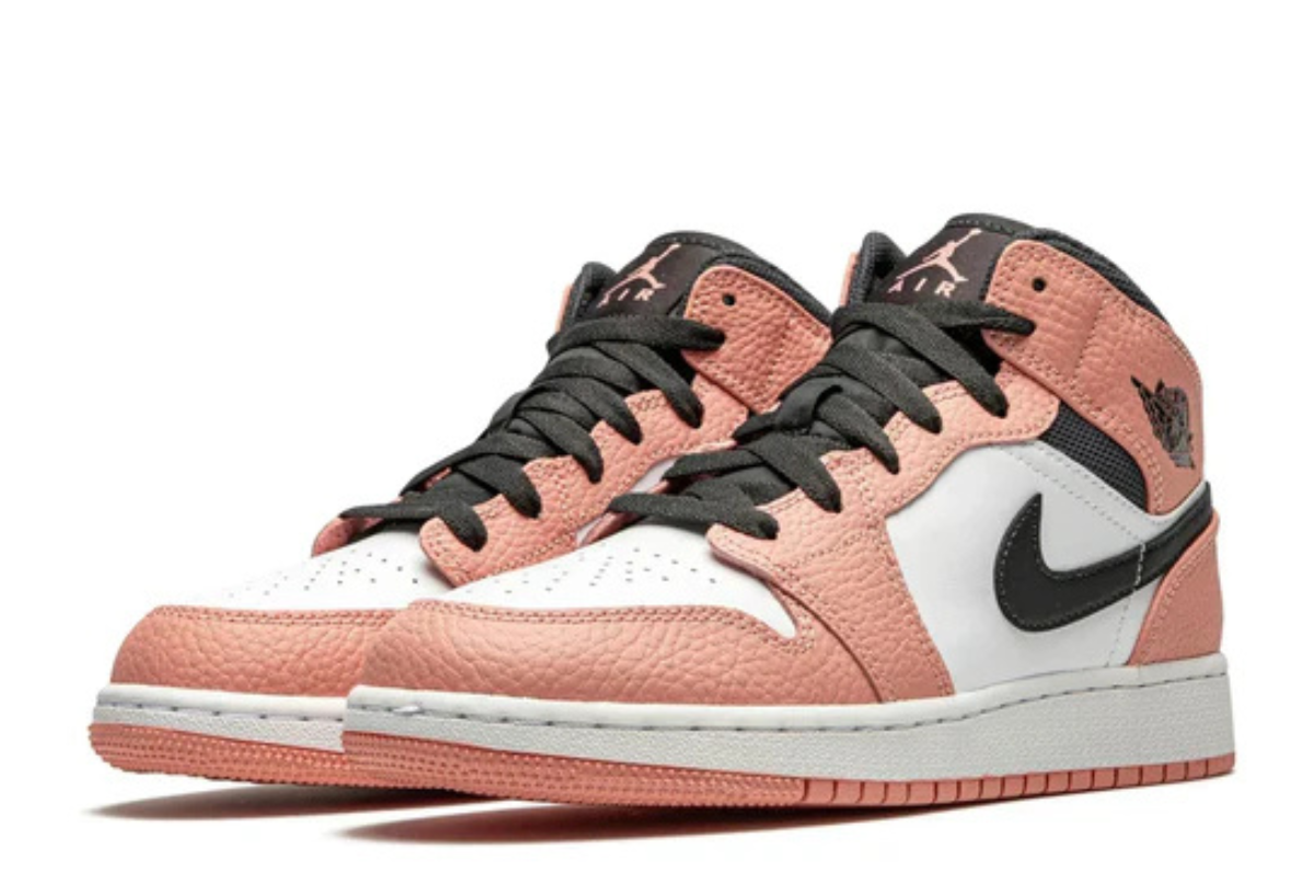 Air Jordan 1 Mid GS Pink Quartz Edition