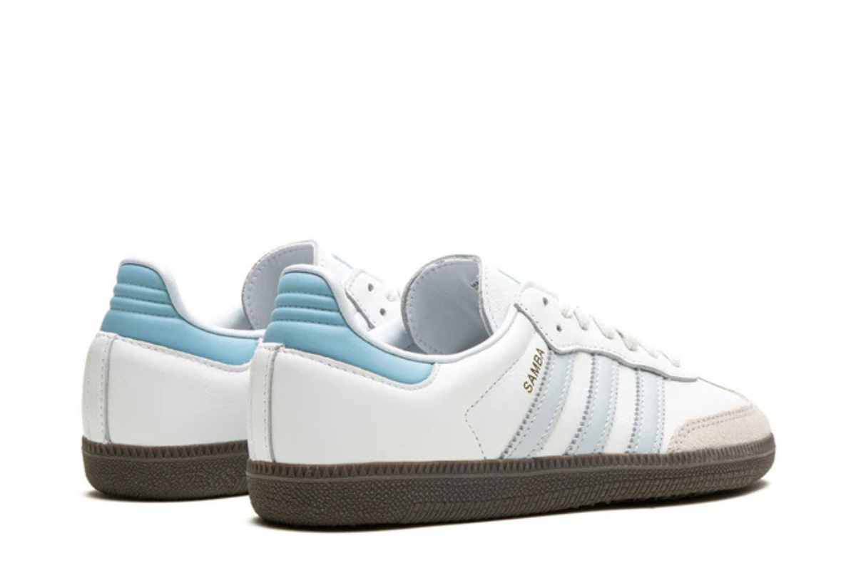 Adidas Samba OG "White/Halo Blue"