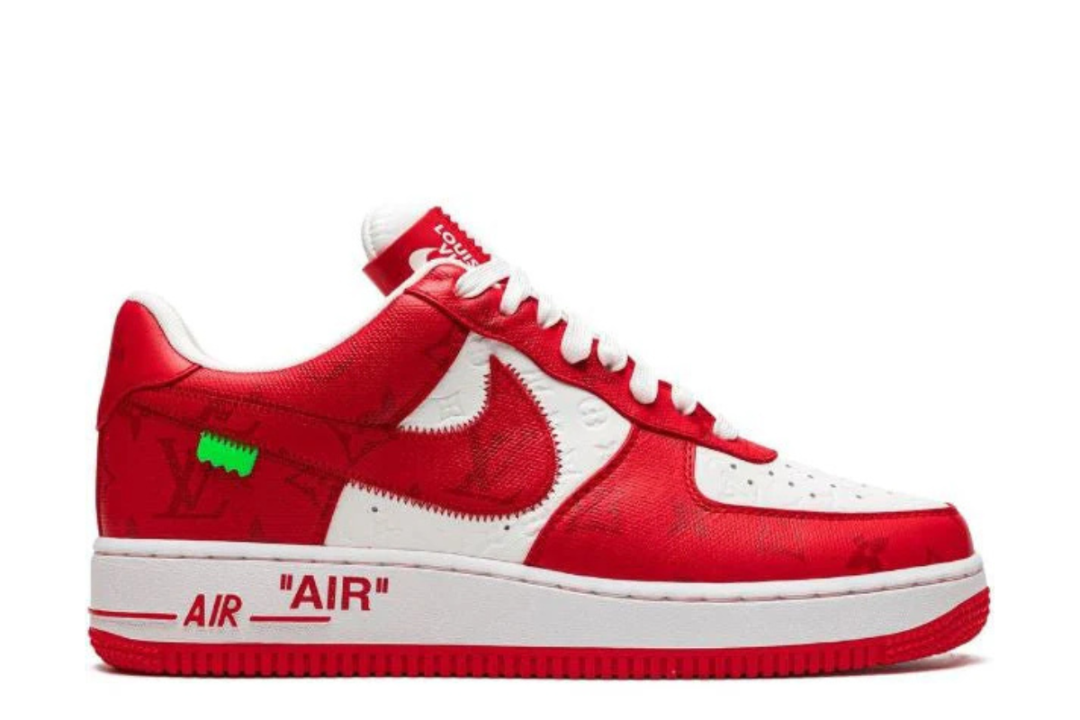 Nike x Louis Vuitton Air Force 1 Low Virgil Abloh - White/Red sneakers