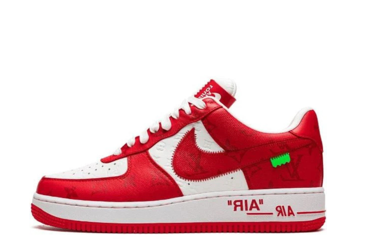 Nike x Louis Vuitton Air Force 1 Low Virgil Abloh - White/Red sneakers