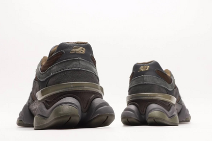New Balance 9060 in Blacktop and Dark Moss
