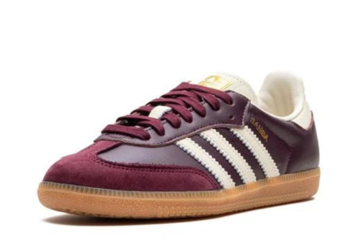 Adidas Samba in Maroon