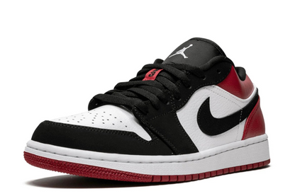 Air Jordan 1 Low in the iconic "Black Toe" Colorway