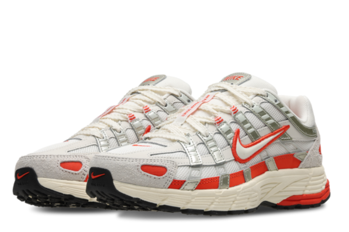 Nike P-6000 in Sail Picante Red Colorway