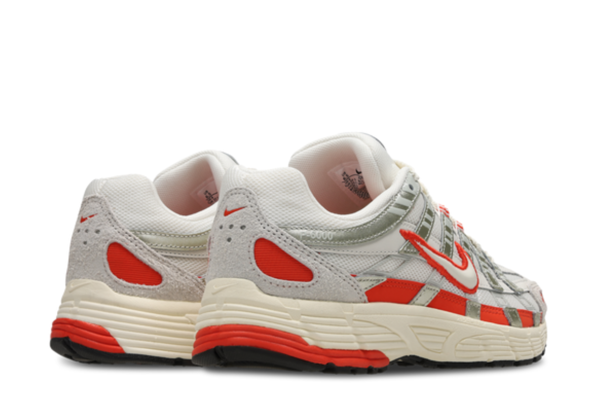Nike P-6000 in Sail Picante Red Colorway