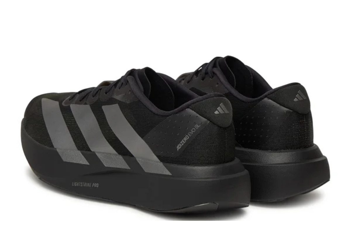 Adidas Adizero in Core Black and Iron Metallic