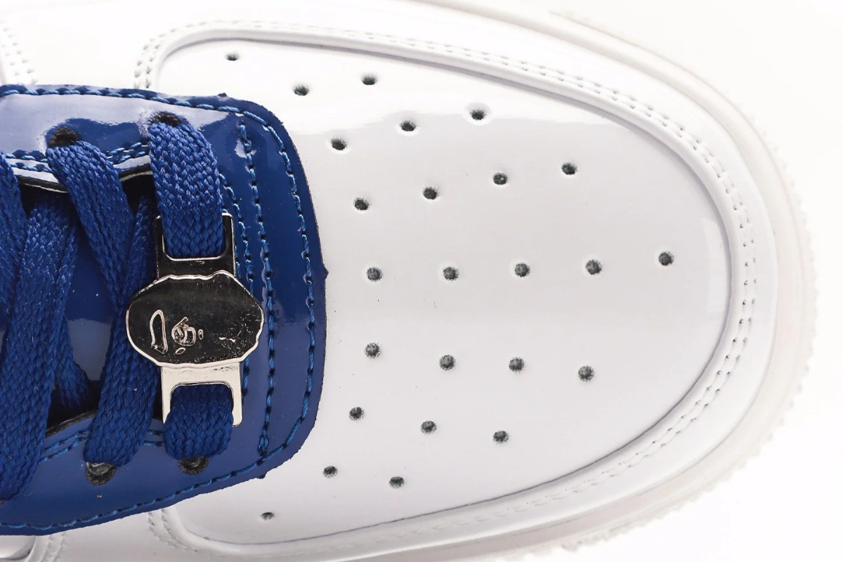 A Bathing Ape Bape Sta White Blue Edition