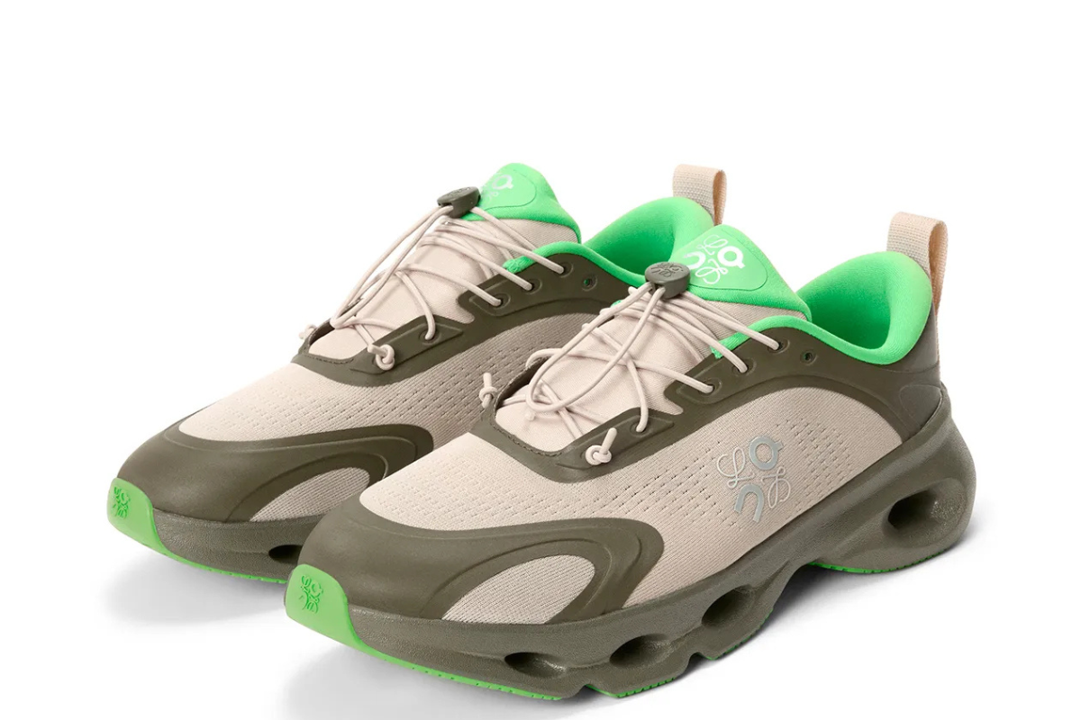 On Cloudsolo x Loewe in Green