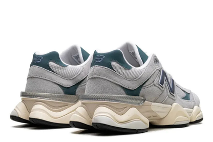 New Balance 9060 in the striking 'Concrete Vintage Indigo New Spruce'