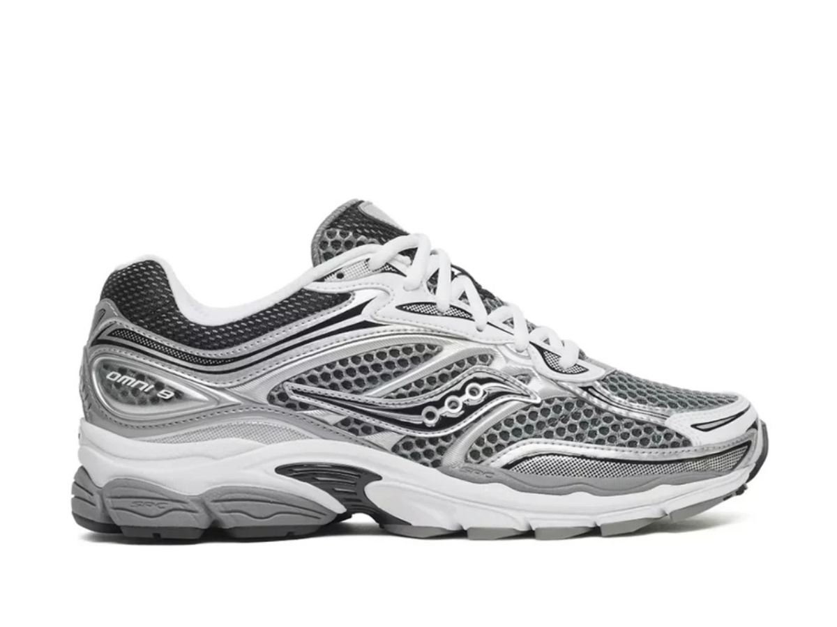 Saucony ProGrid Omni 9 Grey Silver Black