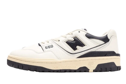 New Balance 550 Aime Leon Dore White and Navy Edition