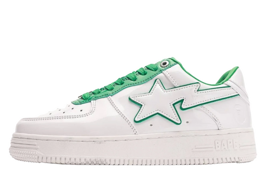 A Bathing Ape Bape Sta White Green Edition