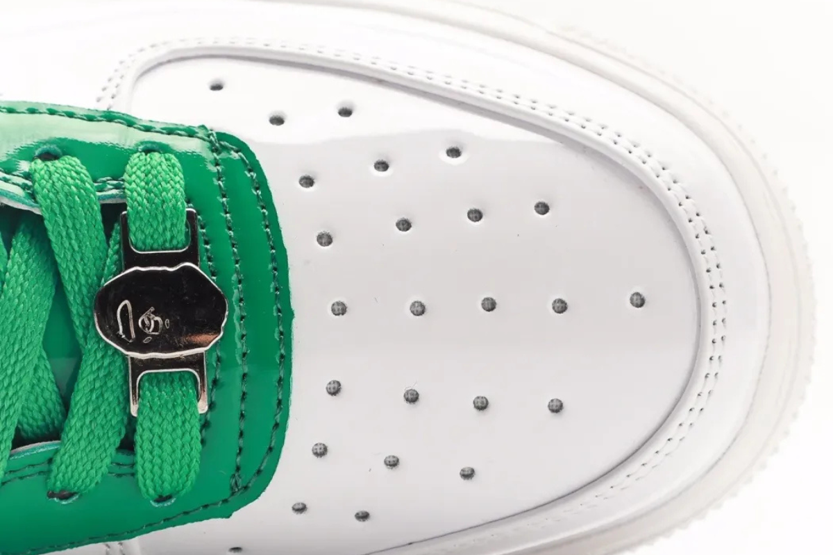 A Bathing Ape Bape Sta White Green Edition