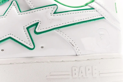 A Bathing Ape Bape Sta White Green Edition