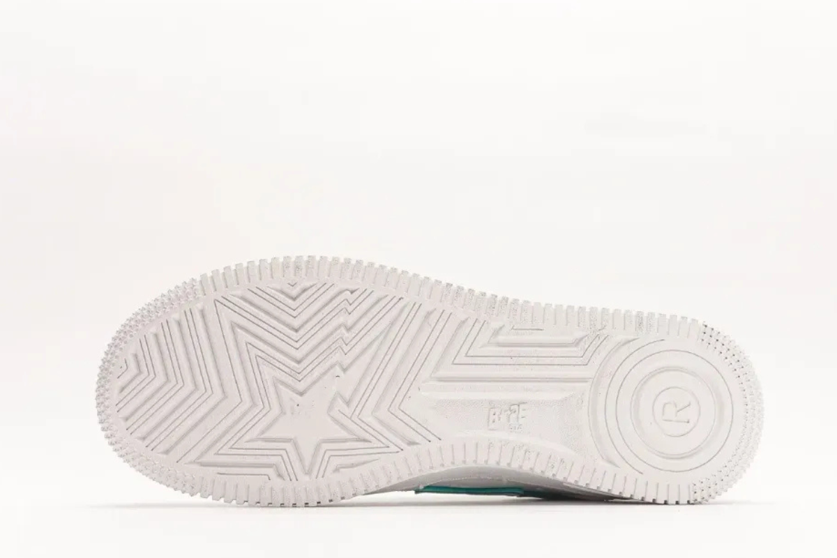 A Bathing Ape Bape Sta White Green Edition