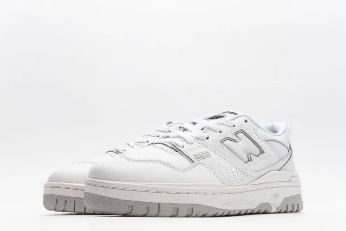 New Balance 550 White and Grey Edition