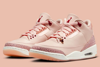 Air Jordan 3 Valentines Day Dusty Pink Edition