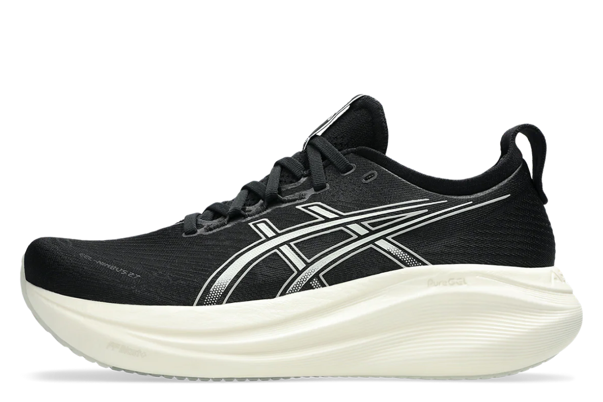 Asics Gel Nimbus 27 in Black – Lake Grey Edition