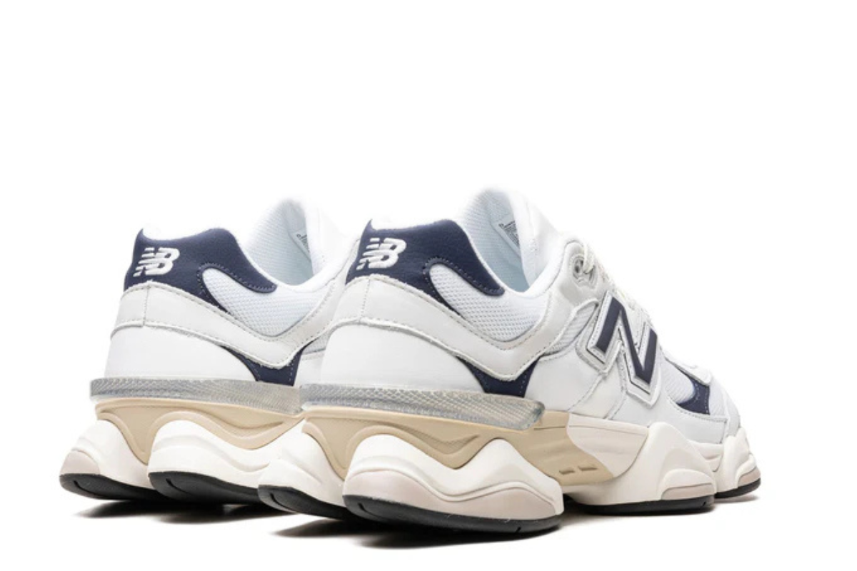 New Balance 9060 in "White/Navy"
