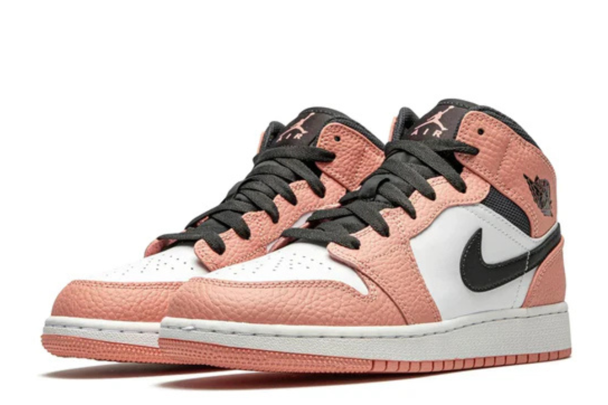 Air Jordan 1 Mid GS Pink Quartz  Edition