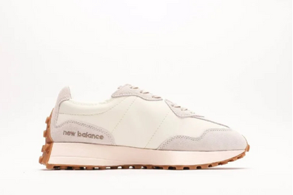 New Balance 327 Beige White Gum Pink