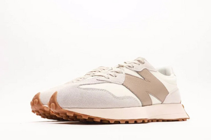 New Balance 327 Beige White Gum Pink