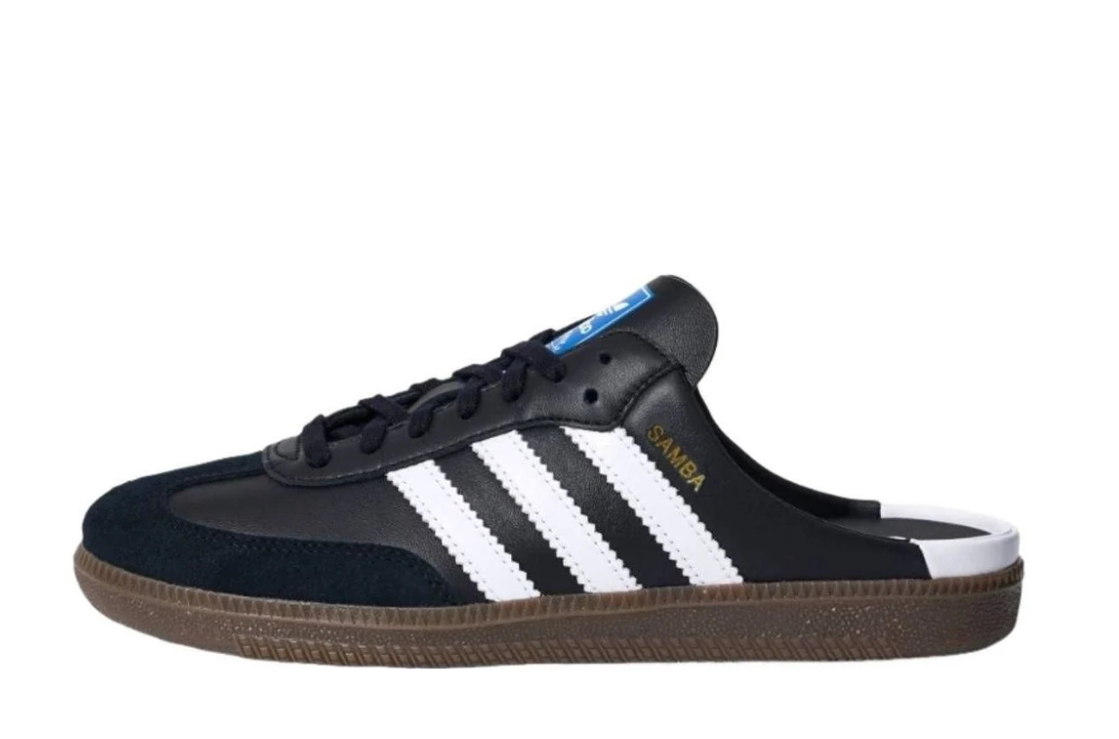 Adidas Samba Mule Black White Gum