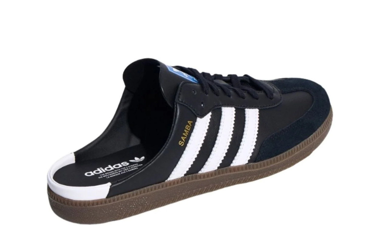 Adidas Samba Mule Black White Gum