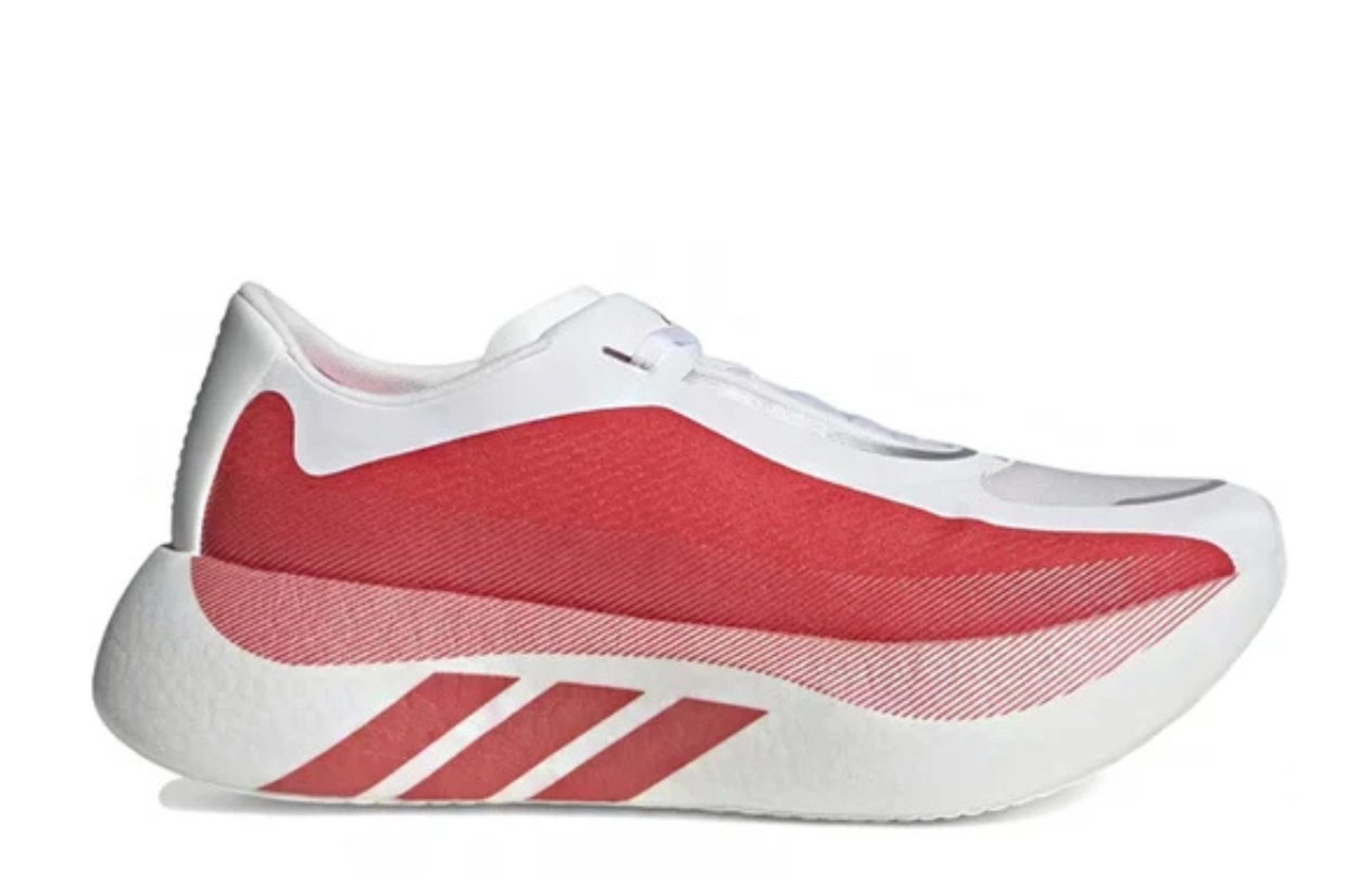 Adidas Hyper Boost Edge White Pure Ruby Colorway