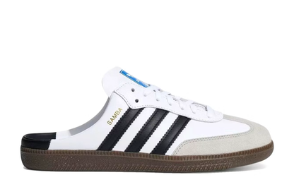 Adidas Samba Mule White Black Gum