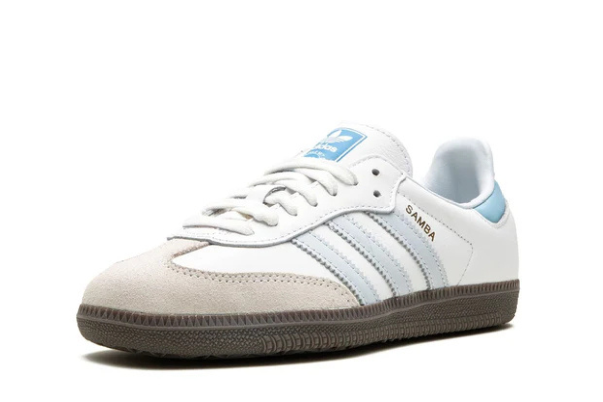 Adidas Samba OG "White/Halo Blue"
