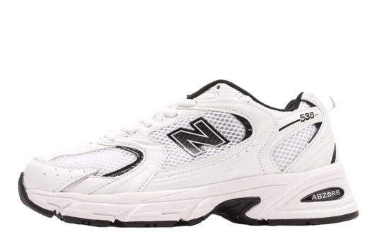 New Balance 530 in White and Black