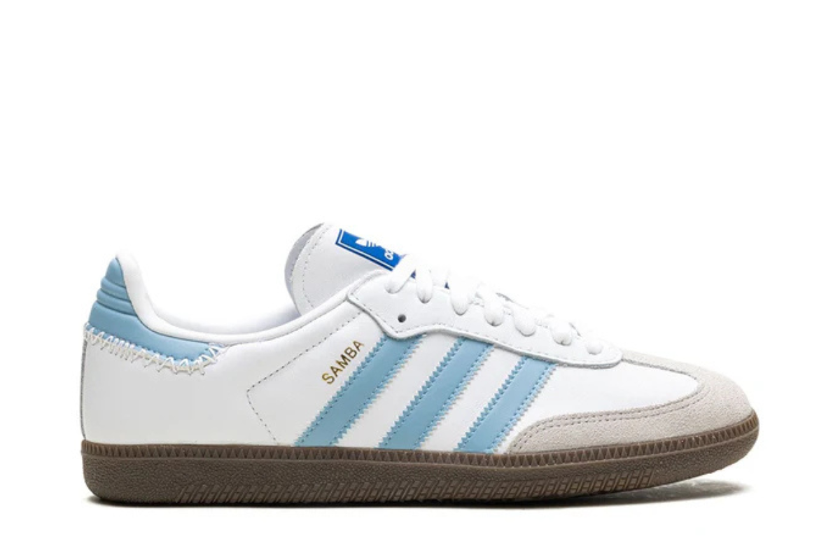 Adidas Samba OG "White/Sky Blue"