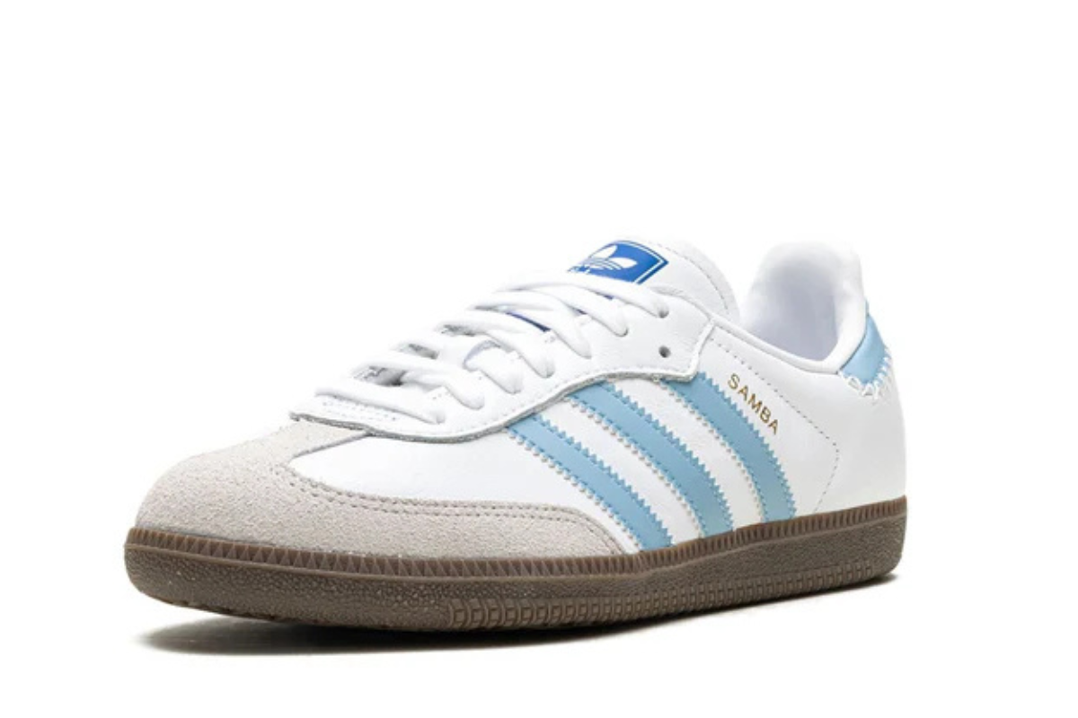 Adidas Samba OG "White/Sky Blue"