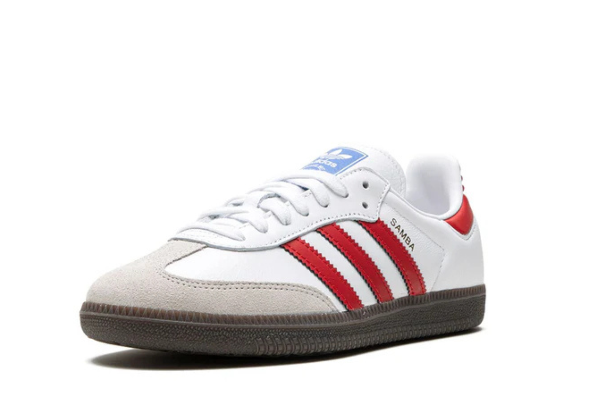 Adidas Samba OG "White/Better Scarlet"