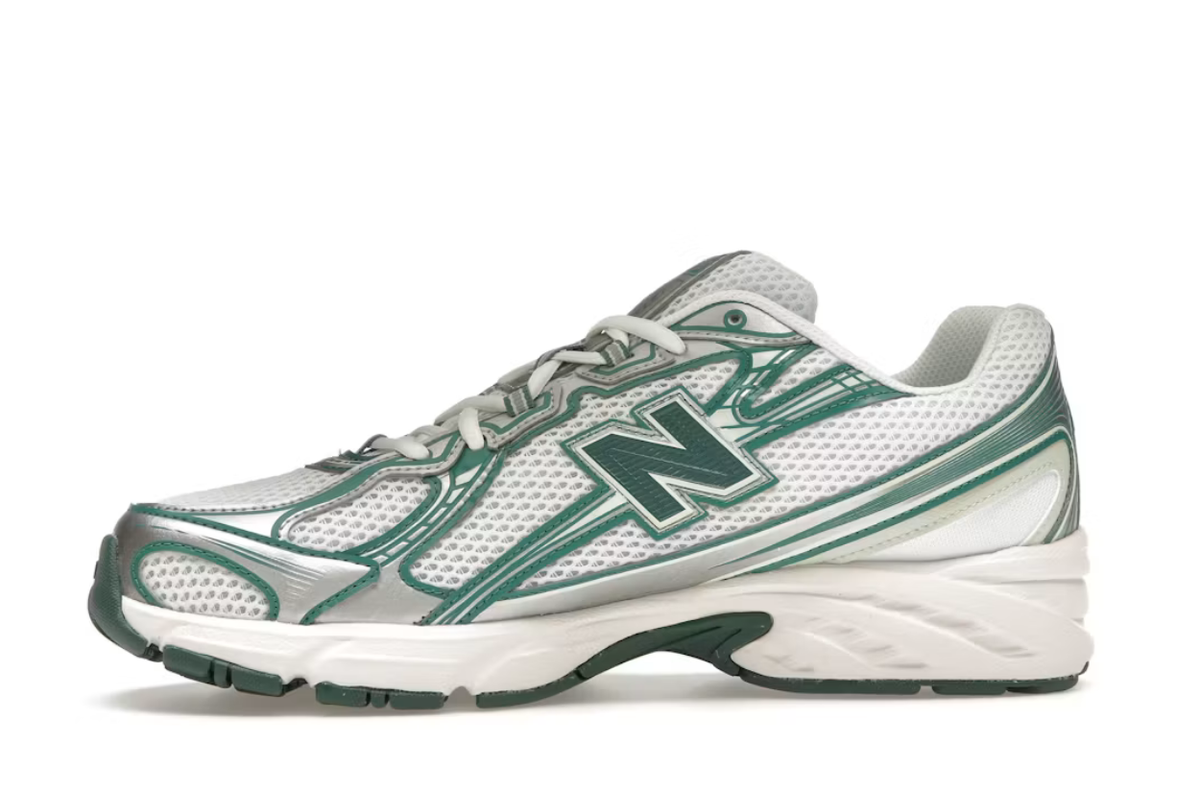 New Balance 740v2 White & Marsh Green