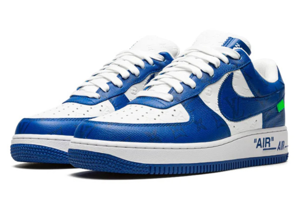 Nike x Louis Vuitton Air Force 1 Low "Virgil Abloh - White/Blue" Sneakers