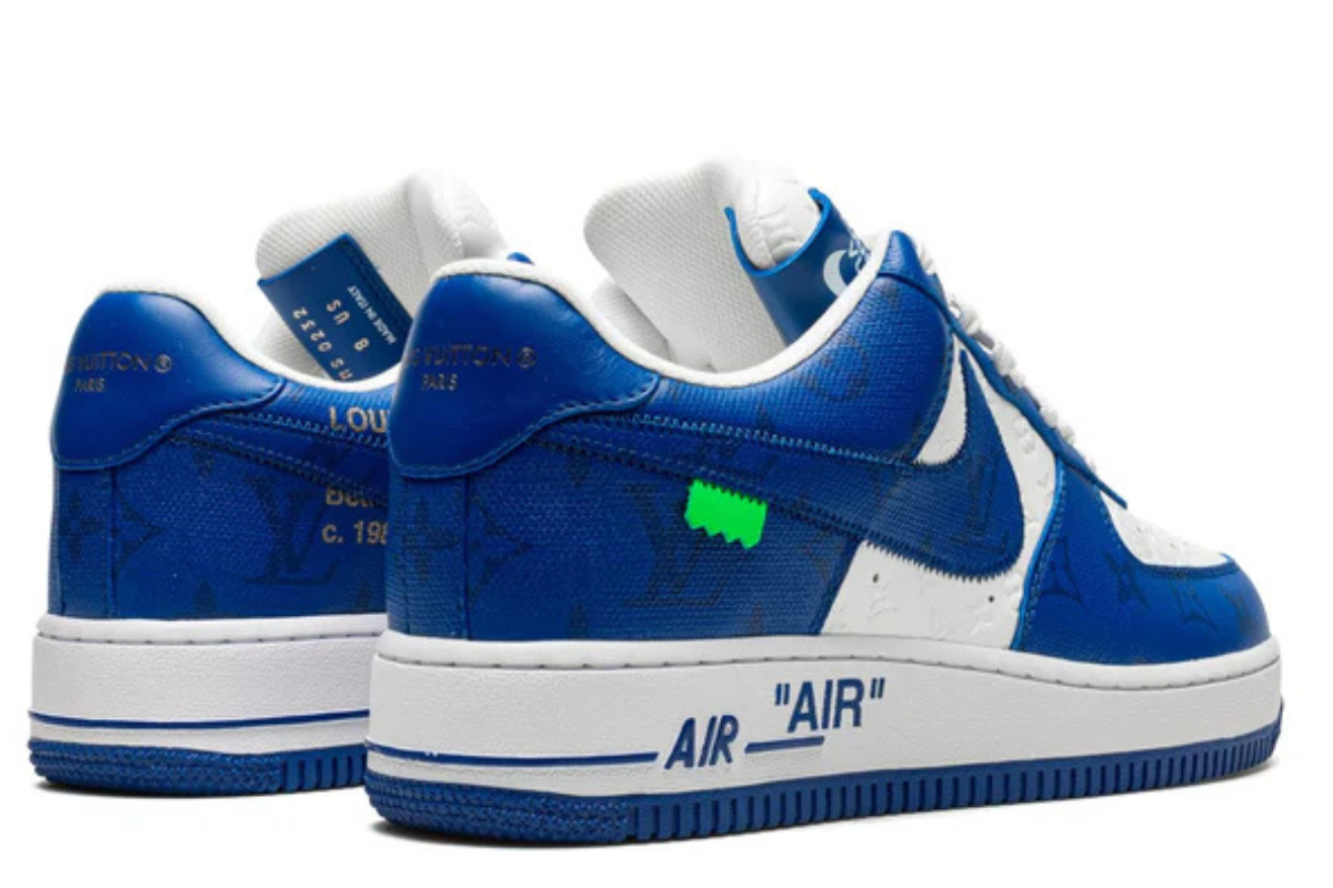 Nike x Louis Vuitton Air Force 1 Low "Virgil Abloh - White/Blue" Sneakers