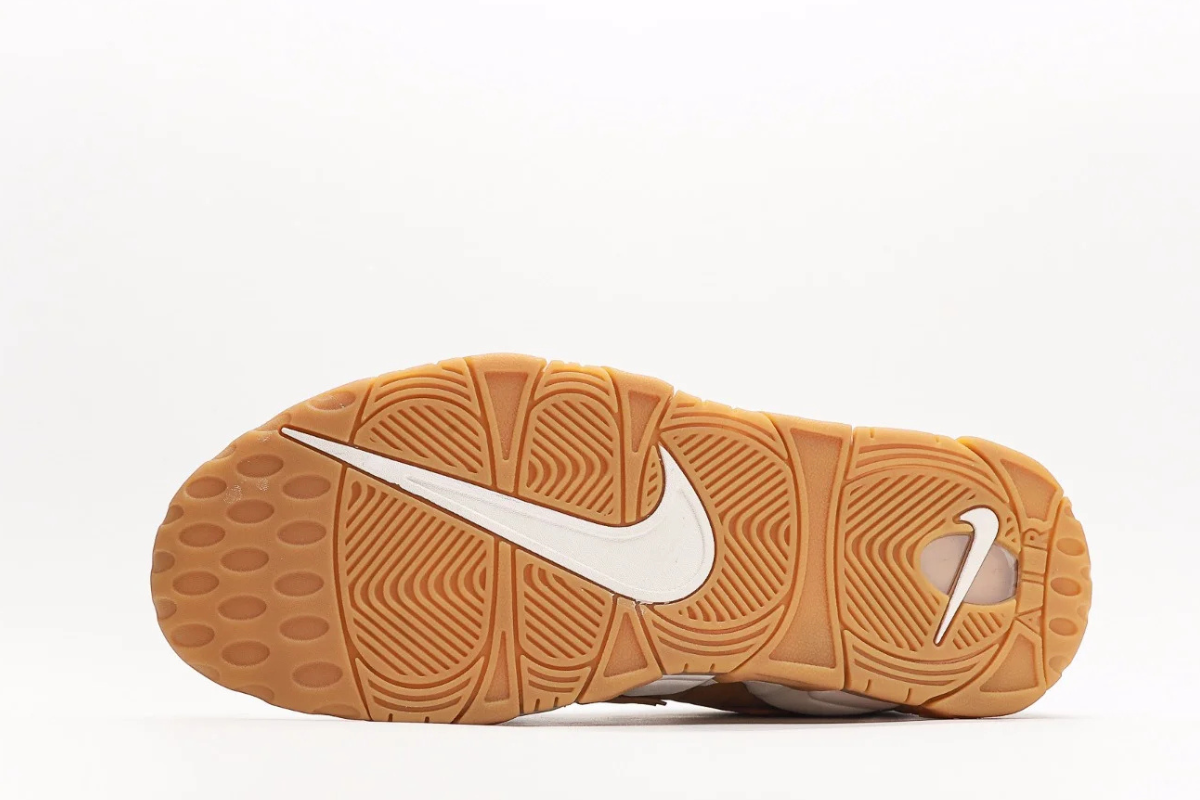 Nike Air More Uptempo 96 Quilted Wheat Gum Light Brown Edition
