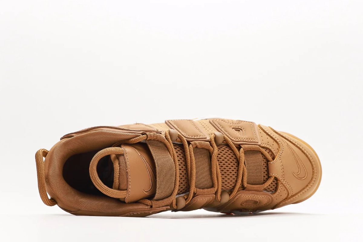 Nike Air More Uptempo 96 Quilted Wheat Gum Light Brown Edition