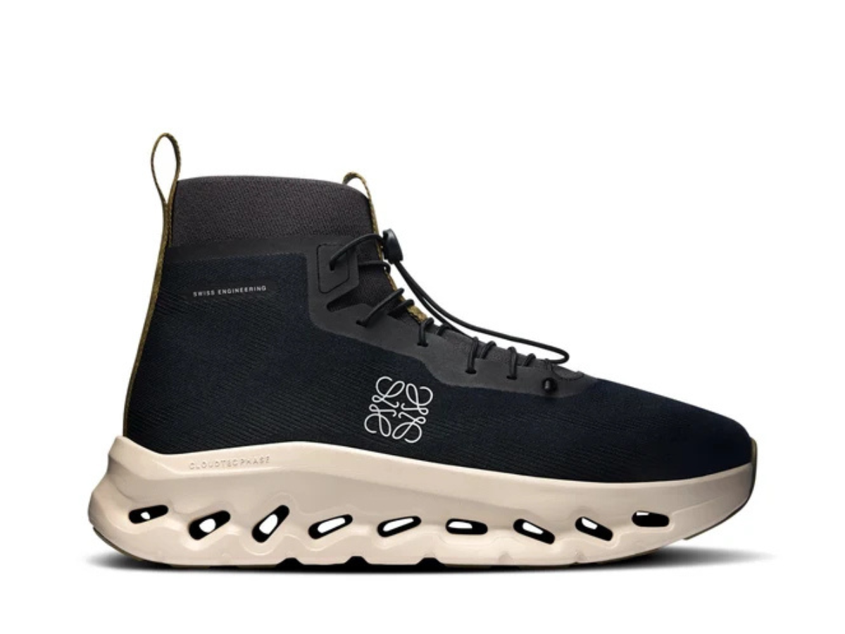 On Running Cloudtilt Hi LOEWE Black Oatmeal Olive