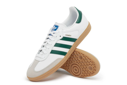 Adidas Samba OG "White/Collegiate Green/Gum"